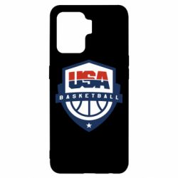 Чехол для Oppo Reno 5 Lite USA basketball - PrintSalon
