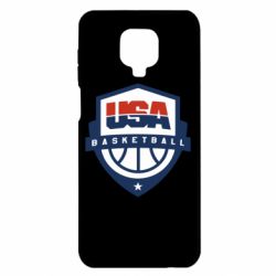 Чехол для Xiaomi Redmi Note 9S/9Pro/9Pro Max USA basketball - PrintSalon