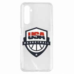 Чохол для Realme 6 Pro USA basketball