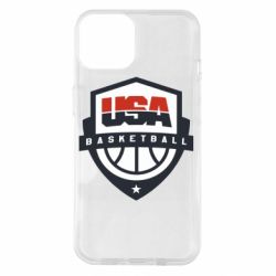 Чехол для iPhone 14 USA basketball