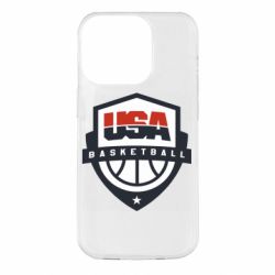 Чохол для iPhone 14 Pro USA basketball
