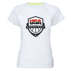 Женская футболка для спорта USA basketball