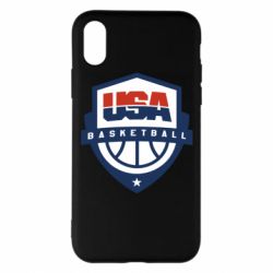 Чохол для iPhone X/Xs USA basketball
