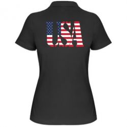 Женское поло USA - PrintSalon