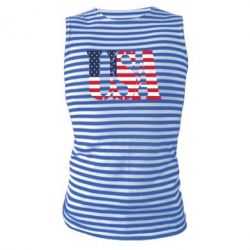 Майка-тельняшка USA - PrintSalon