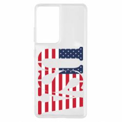 Чехол для Samsung S21 Ultra USA - PrintSalon