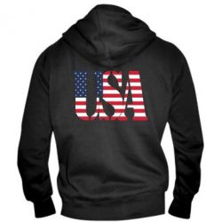 Мужское худи на молнии USA - PrintSalon