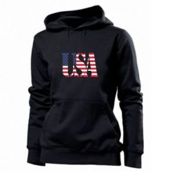 Женское худи USA - PrintSalon