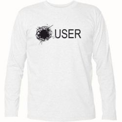 Футболка с длинным рукавом User Habrahabr - PrintSalon