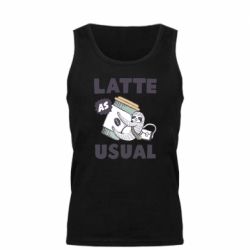 Мужская майка Usual milk - PrintSalon