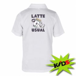 Детское поло Usual milk - PrintSalon