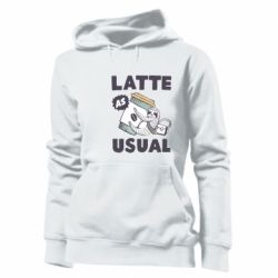 Женское худи Usual milk - PrintSalon