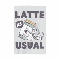 Полотенце с принтом Usual milk - PrintSalon