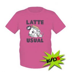 Детская футболка Usual milk - PrintSalon