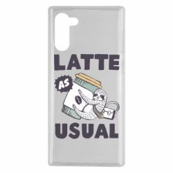 Чехол для Samsung Note 10 Usual milk - PrintSalon