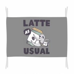 Флаг Usual milk - PrintSalon