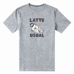 Мужская футболка премиум Usual milk - PrintSalon