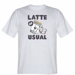 Мужская футболка Stedman Usual milk - PrintSalon