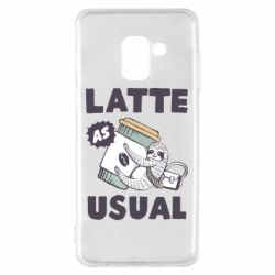 Чехол для Samsung A8 2018 Usual milk - PrintSalon