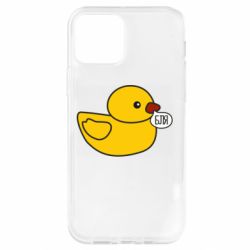 Чехол для iPhone 12 Утка матерится - PrintSalon
