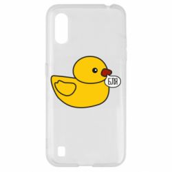 Чехол для Samsung A01/M01 Утка матерится - PrintSalon