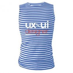 Майка-тельняшка UX UI Designer - PrintSalon