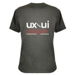 Камуфляжная футболка UX UI Designer - PrintSalon