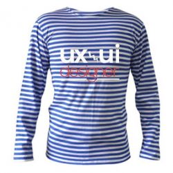 Тельняшка с длинным рукавом UX UI Designer - PrintSalon