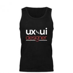 Мужская майка UX UI Designer - PrintSalon