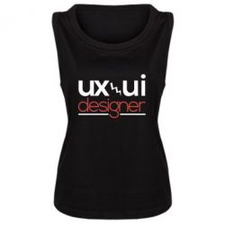 Женская майка UX UI Designer - PrintSalon