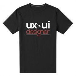 Мужская футболка премиум UX UI Designer - PrintSalon