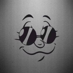 Наклейка В окулярах - PrintSalon