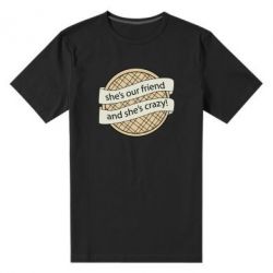 Чоловіча преміум футболка Вафлі дуже дивні справи - PrintSalon