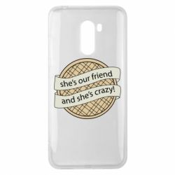 Чехол для Xiaomi Pocophone F1 Вафля очень странные дела - PrintSalon