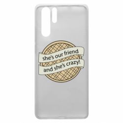 Чехол для Huawei P30 Pro Вафля очень странные дела - PrintSalon