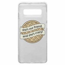 Чехол для Samsung S10+ Вафля очень странные дела - PrintSalon