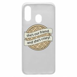 Чохол для Samsung A40 Вафлі дуже дивні справи - PrintSalon