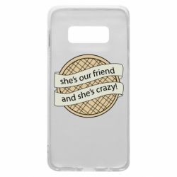 Чехол для Samsung S10e Вафля очень странные дела - PrintSalon