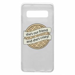 Чехол для Samsung S10 Вафля очень странные дела - PrintSalon