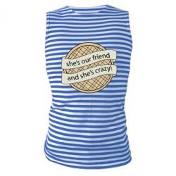 Майка-тільняшка Вафлі дуже дивні справи - PrintSalon