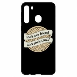 Чехол для Samsung A21 Вафля очень странные дела - PrintSalon