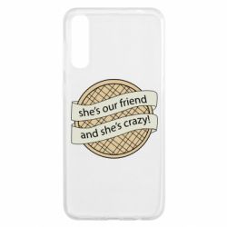 Чехол для Samsung A50 Вафля очень странные дела - PrintSalon