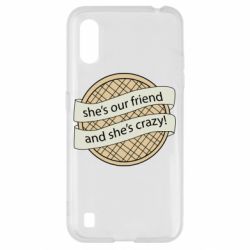 Чехол для Samsung A01/M01 Вафля очень странные дела - PrintSalon