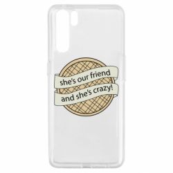 Чехол для Oppo A91/Reno3 Вафля очень странные дела - PrintSalon