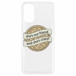 Чехол для Oppo Reno 4 Вафля очень странные дела - PrintSalon