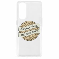 Чехол для Oppo Reno 4 Pro Вафля очень странные дела - PrintSalon