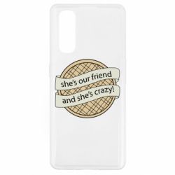 Чехол для Oppo Find X2 Вафля очень странные дела - PrintSalon