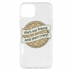 Чехол для iPhone 14 Plus Вафля очень странные дела - PrintSalon