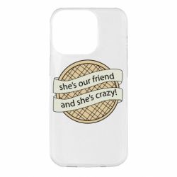 Чехол для iPhone 14 Pro Вафля очень странные дела - PrintSalon