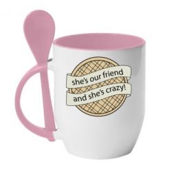 Чашка з ложкою Вафлі дуже дивні справи - PrintSalon